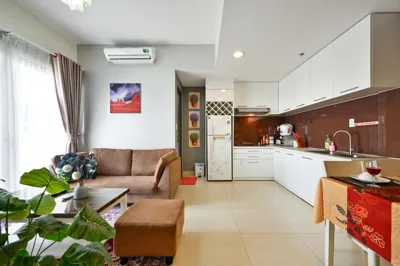 Landmark View 2 bedrooms condo in T1 Masteri Thao Dien, Fully Furnished With Full Amenities – Photos 4