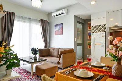 Landmark View 2 bedrooms condo in T1 Masteri Thao Dien, Fully Furnished With Full Amenities – Photos 16